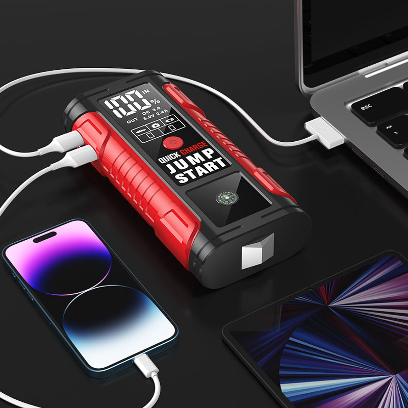 XSSOURCE™ Portable Car Jump Starter Power Bank Car Booster