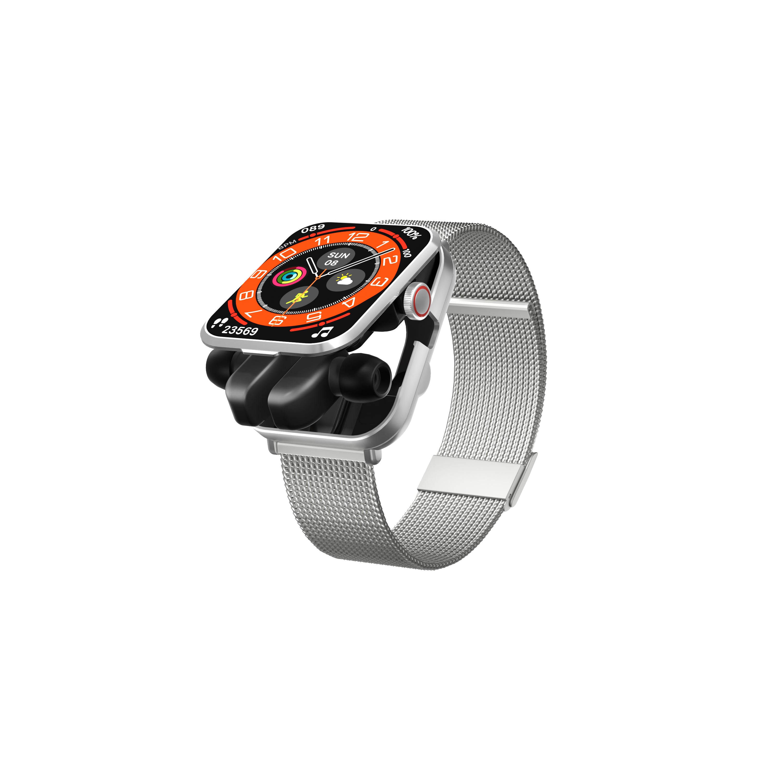 XSSOURCE™ S6 2-in-1 Headphone Smart Watch