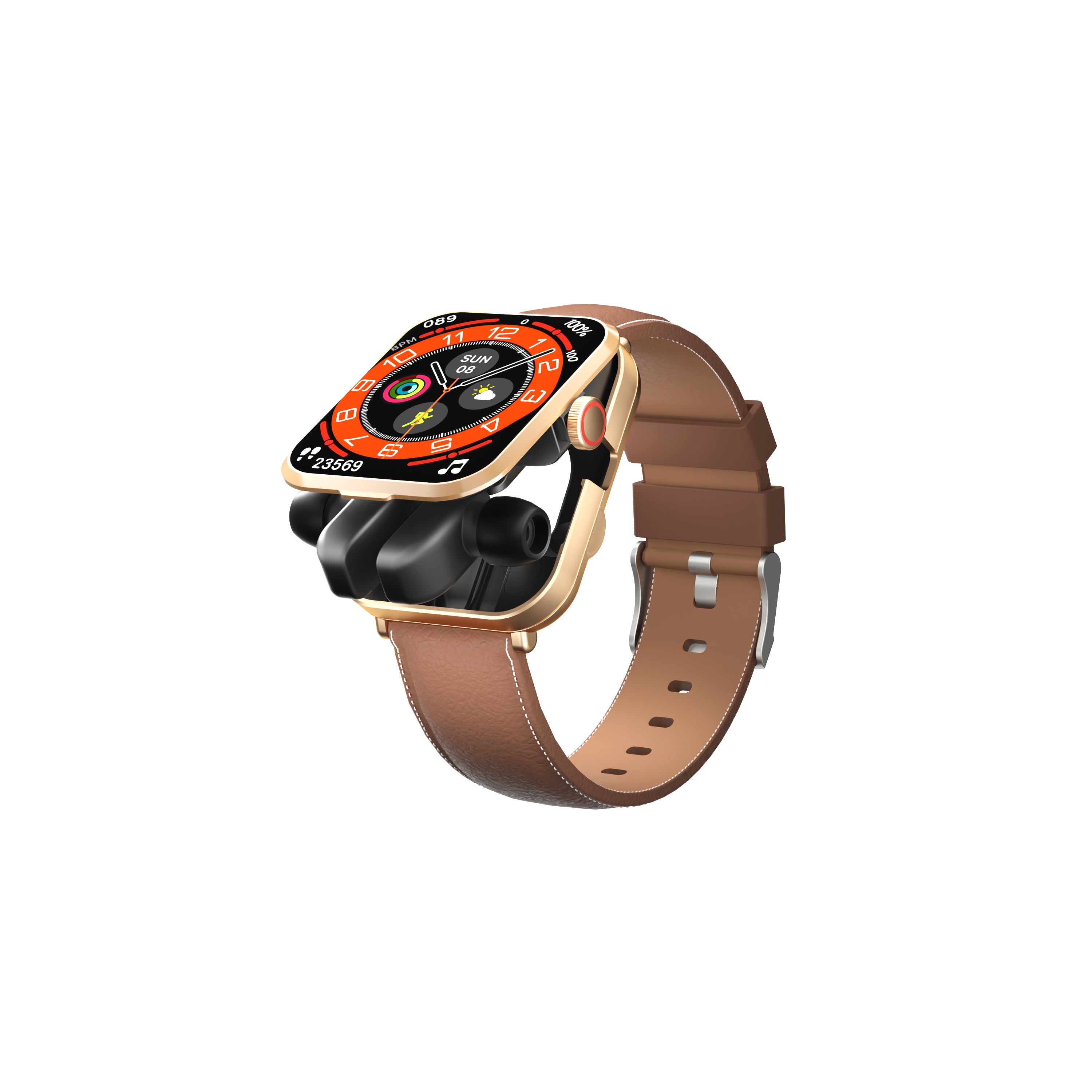 XSSOURCE™ S6 2-in-1 Headphone Smart Watch